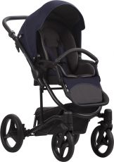 Детская коляска 2 в 1 Bebetto Torino TEX 04 (черная рама)